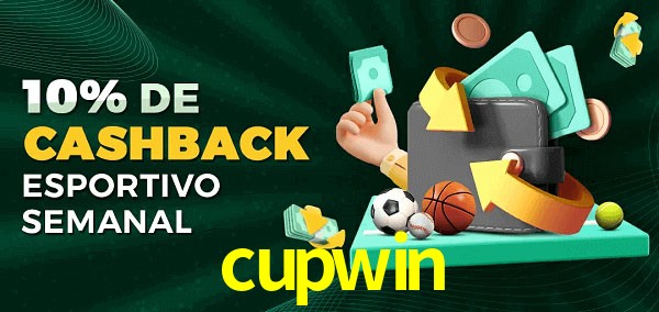 10% de bônus de cashback na cupwin