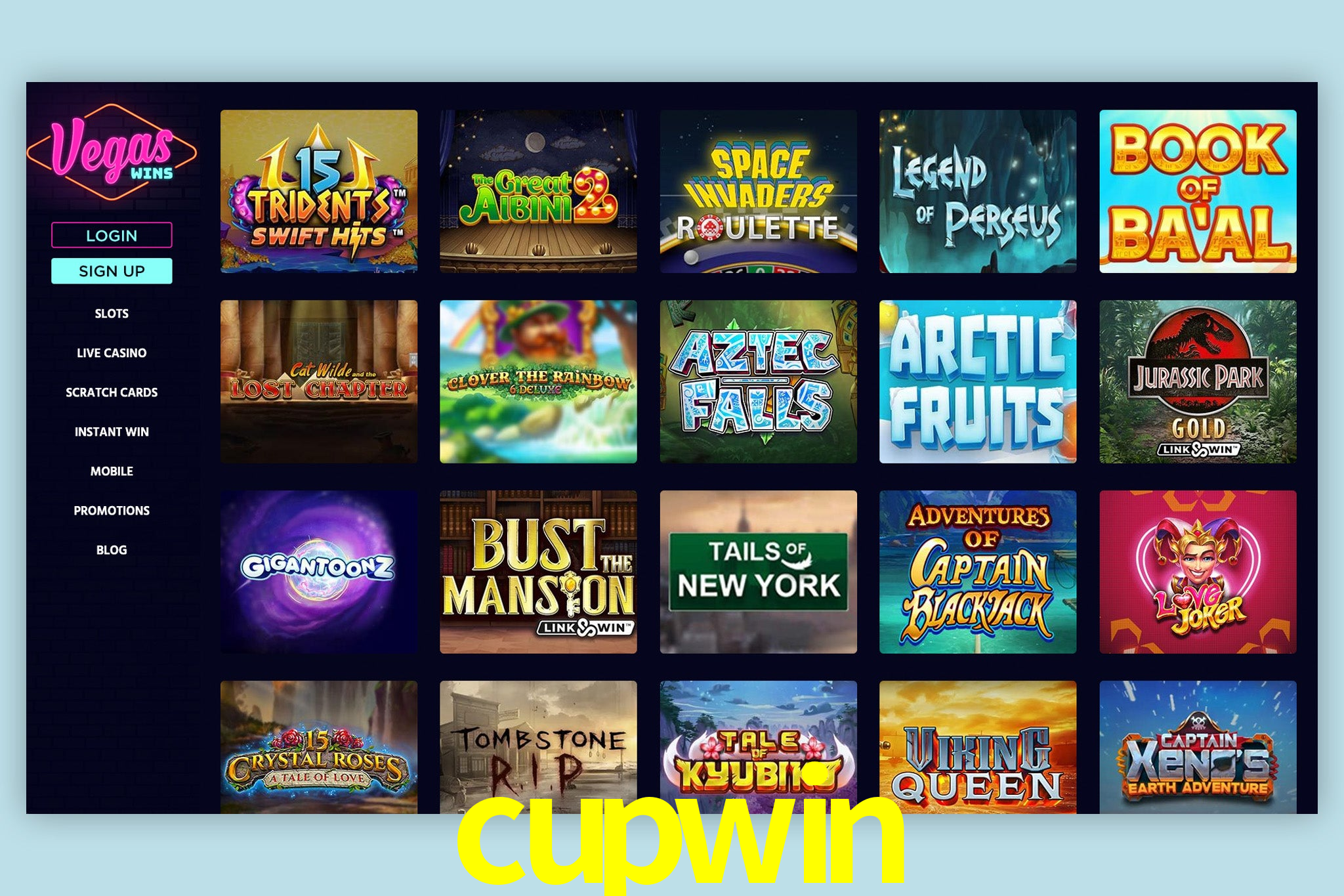 Experiência VIP cupwin